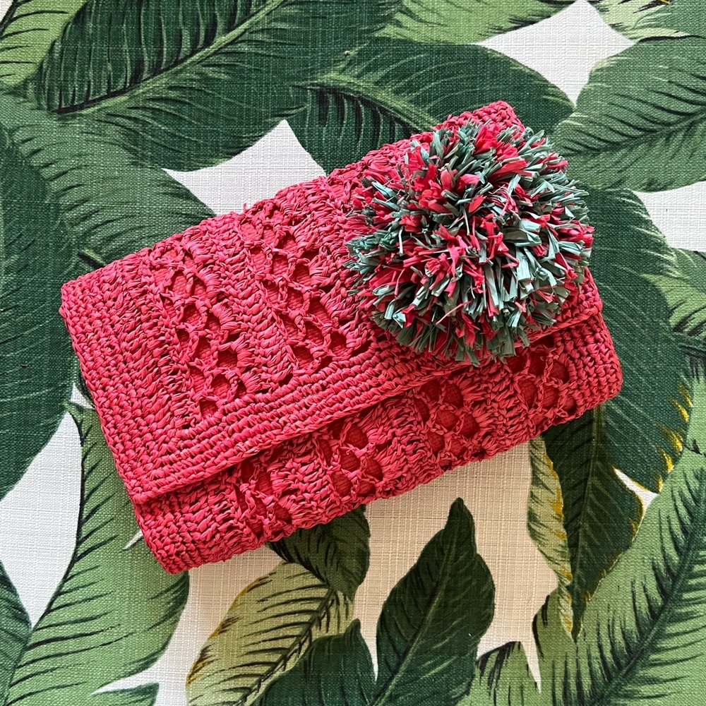 Mar Y Sol • Raffia Clutch • NEW